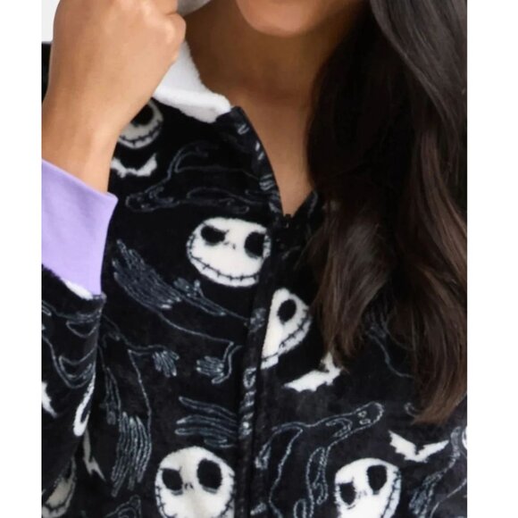 DISNEY The Nightmare Before Christmas Jack Skellington Union Suit Women’s M NEW - Picture 7 of 7